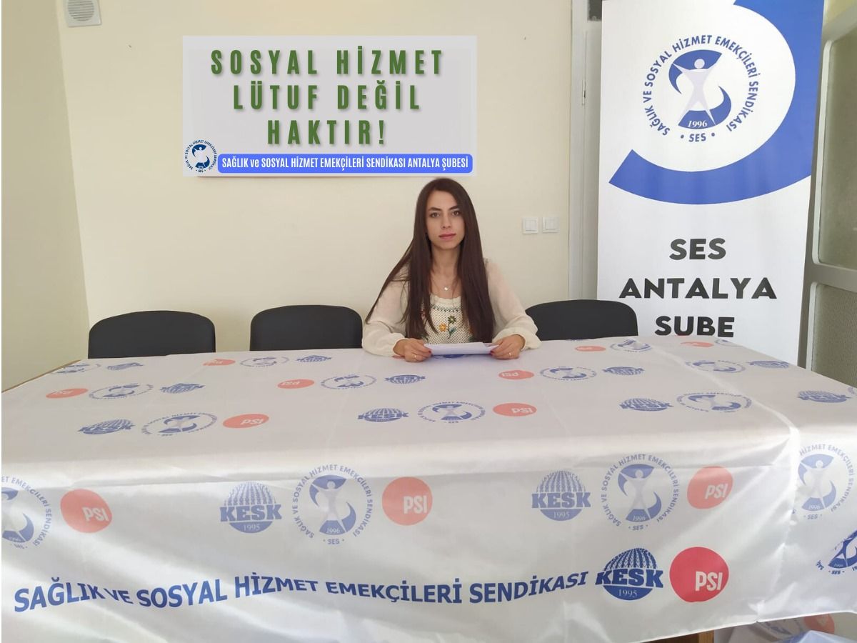 Sosyal Hizmet Lütuf Değil Haktır!